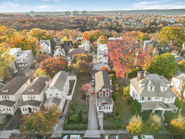 drone / aerial view featuring a residential view