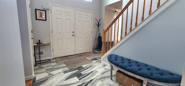 164 Lake Shore Dr E, Rock Hill, NY 12775 - entrance foyer featuring stairway and baseboards