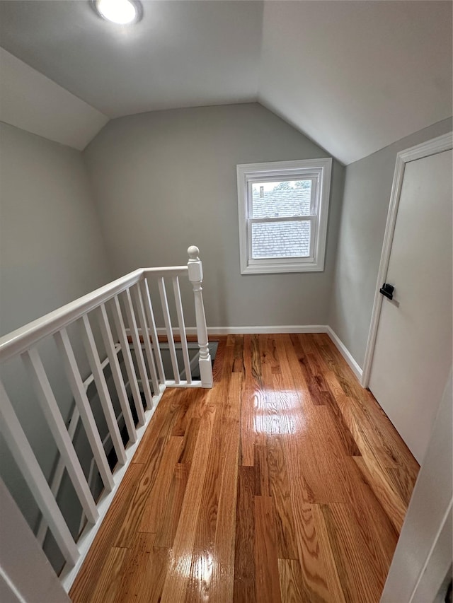 223-45 113th Dr, Queens Village, NY 11429 - additional living space featuring vaulted ceiling and wood finished floors