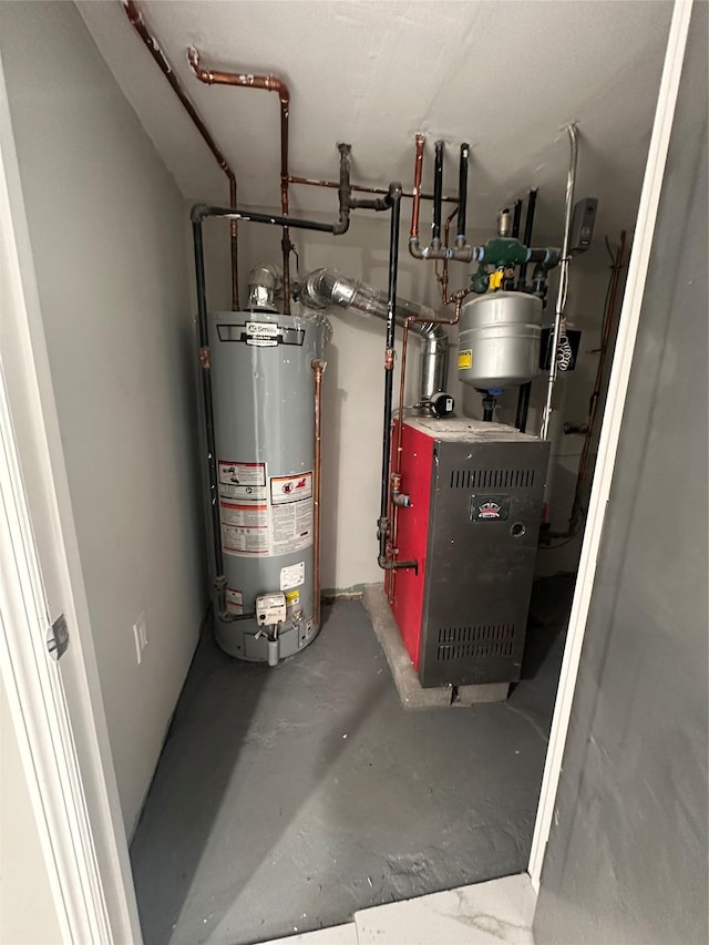 223-45 113th Dr, Queens Village, NY 11429 - utilities featuring gas water heater and a heating unit