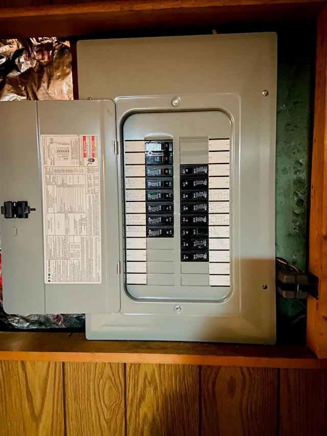 utility room featuring electric panel