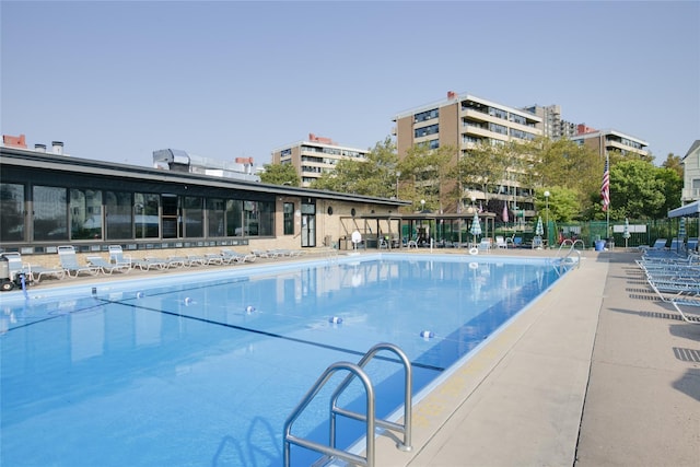 view of community pool