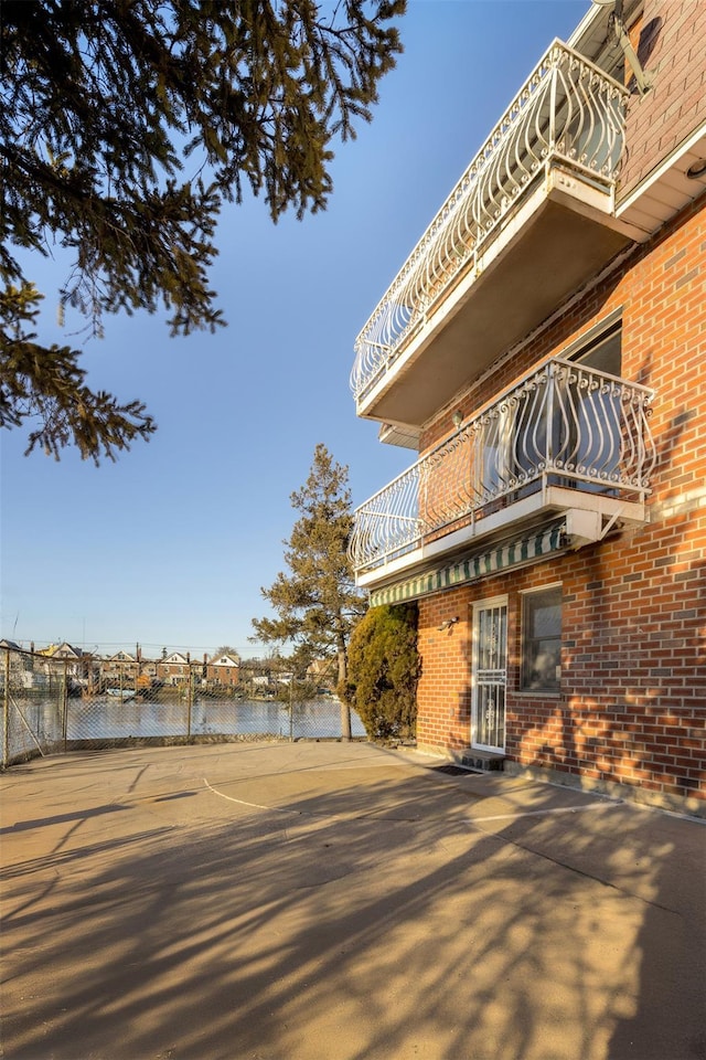 view of property featuring a water view