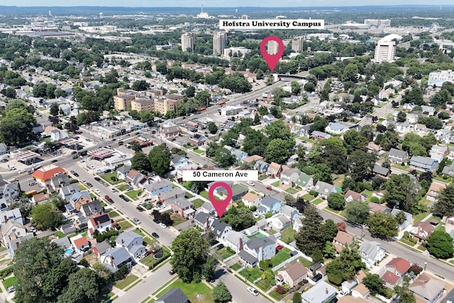 50 Cameron Ave, Hempstead, NY 11550 - aerial view of property's location