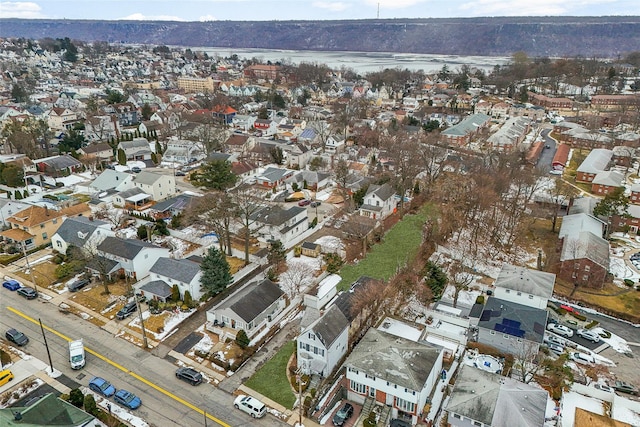 drone / aerial view featuring a residential view