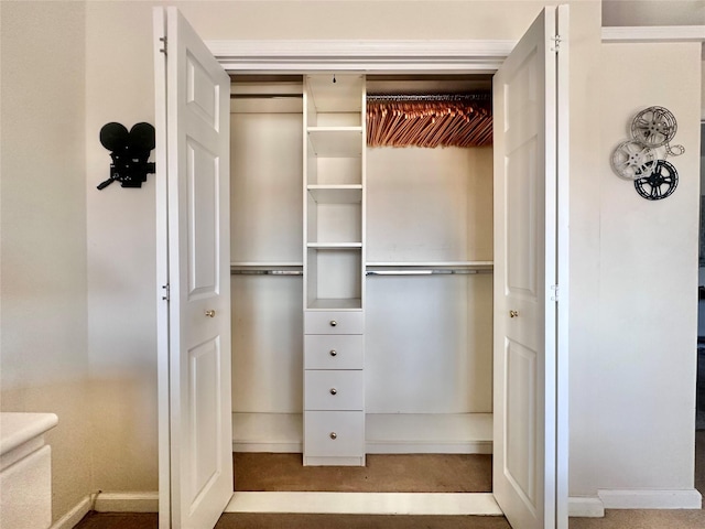 view of closet