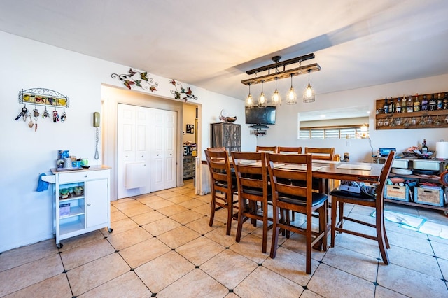 3125 Spencer Dr, Bronx, NY 10465 - dining room featuring light tile patterned floors