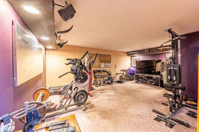 3125 Spencer Dr, Bronx, NY 10465 - exercise area with carpet floors