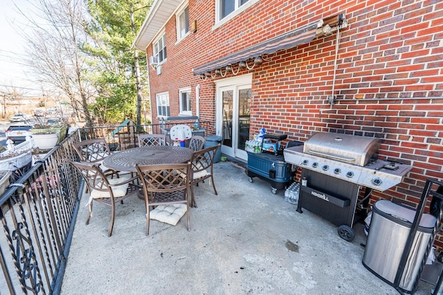 3125 Spencer Dr, Bronx, NY 10465 - view of patio / terrace with outdoor dining space and a grill