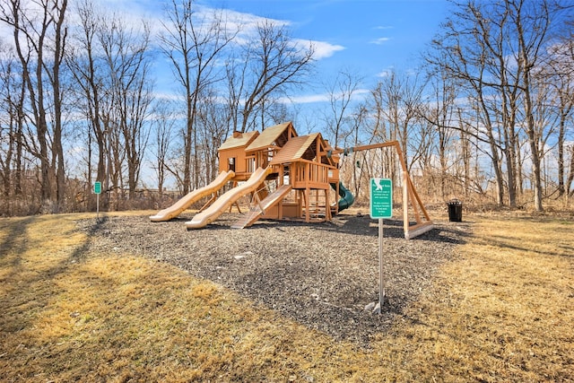 view of communal playground