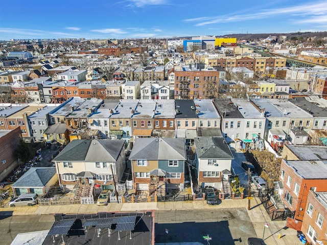 drone / aerial view featuring a residential view