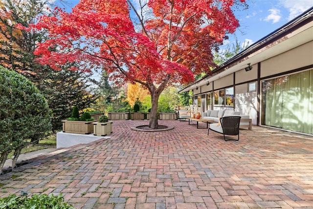 714 Ladd Rd, Bronx, NY 10471 - view of patio / terrace with an outdoor living space