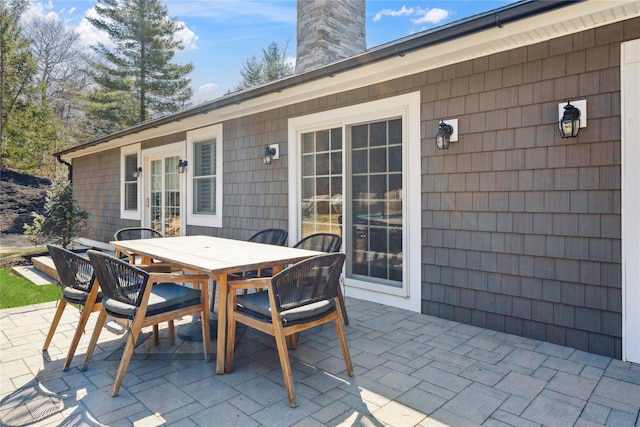 view of patio / terrace featuring outdoor dining area