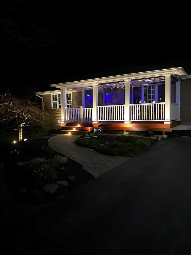 view of front of home