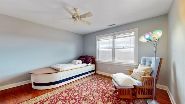 11 Dorian Way, Campbell Hall, NY 10916 - bedroom featuring wood finished floors and a ceiling fan