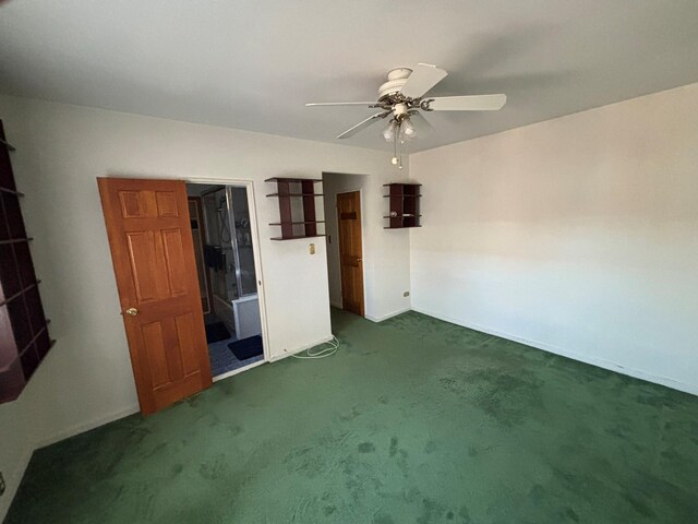67-66 108th St Unit B64, Forest Hills, NY 11375 - spare room featuring ceiling fan and carpet flooring