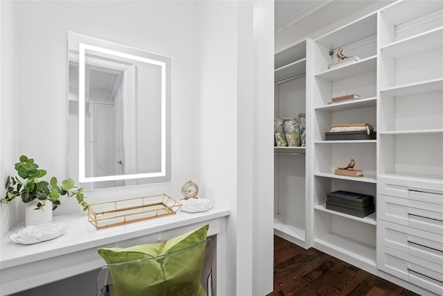 133 Spring Rd Unit 8, Huntington, NY 11743 - walk in closet with dark wood-style floors