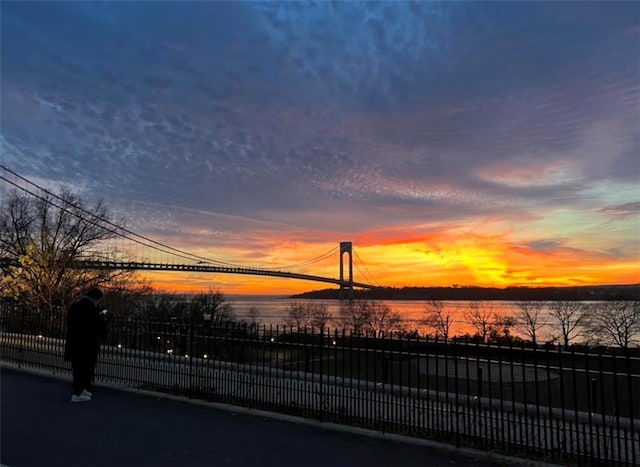 9701 Shore Rd Unit 1O, Brooklyn, NY 11209 - property view of water with fence