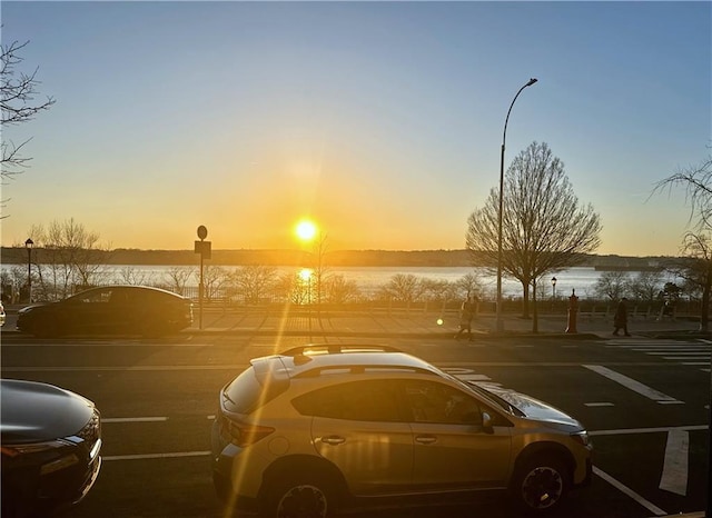 9701 Shore Rd Unit 1O, Brooklyn, NY 11209 - view of parking with a water view