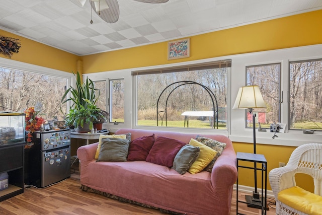 interior space with a healthy amount of sunlight