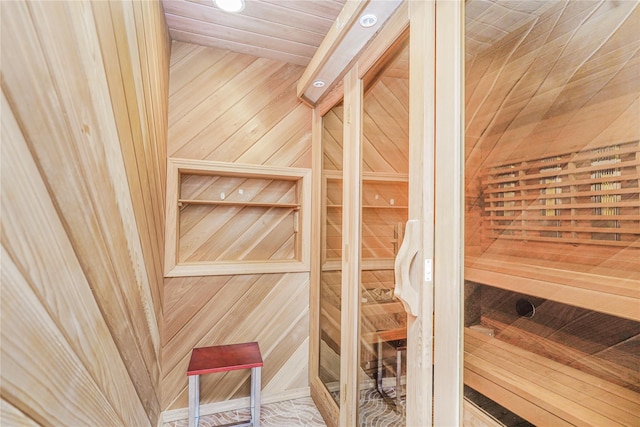 view of sauna / steam room