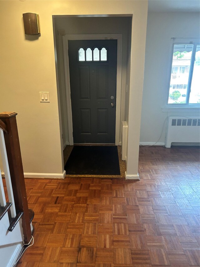 3317 Hone Ave, Bronx, NY 10469 - foyer featuring radiator heating unit