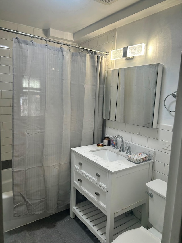 3317 Hone Ave, Bronx, NY 10469 - bathroom featuring vanity and shower / bath combo