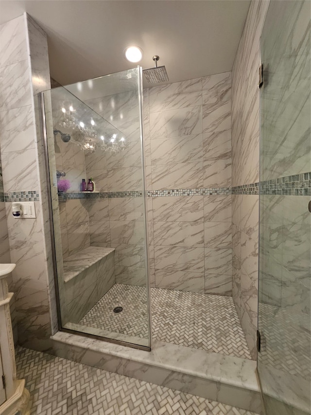 7 Raynham Rd, Glen Cove, NY 11542 - bathroom featuring a shower stall