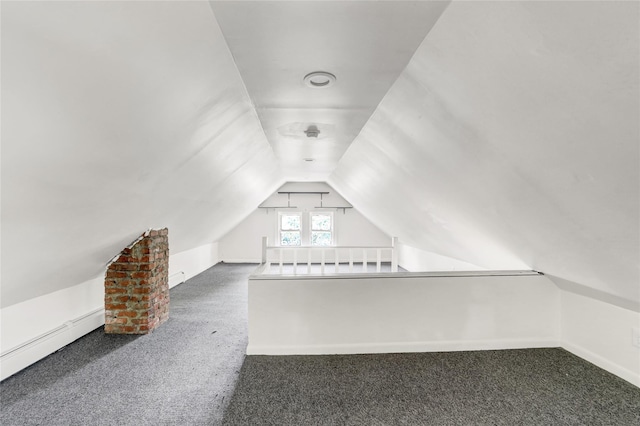 48-35 Clearview Expy, Bayside, NY 11364 - bonus room featuring carpet floors, lofted ceiling, and baseboard heating