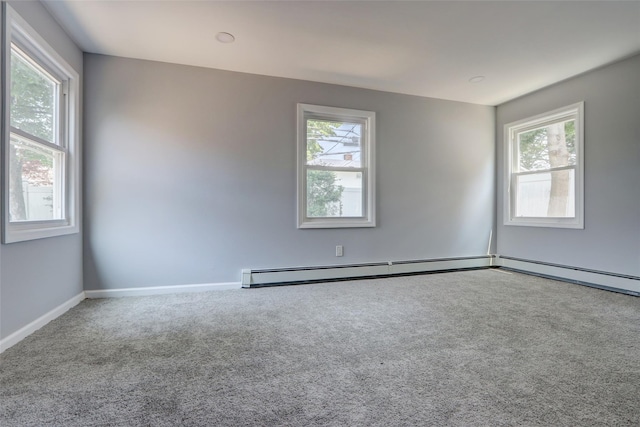 17 Windmill Ln, Levittown, NY 11756 - carpeted spare room with baseboards and a healthy amount of sunlight
