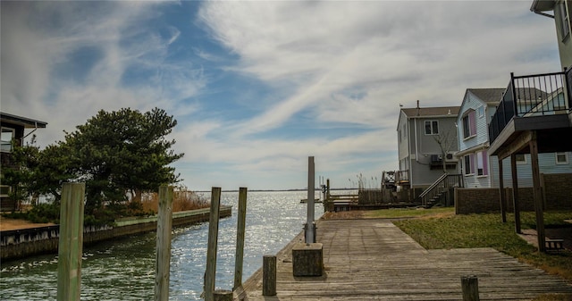 125 S Bay Dr, Babylon, NY 11702 - dock area with a water view