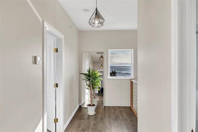 125 S Bay Dr, Babylon, NY 11702 - corridor featuring wood finished floors and baseboards