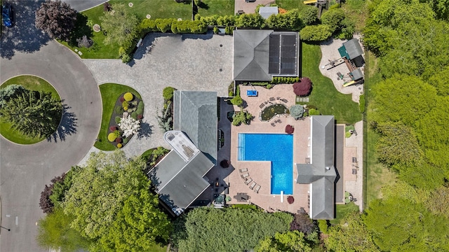 10 Crick Holly Ln, East Islip, NY 11730 - drone / aerial view of a pool area