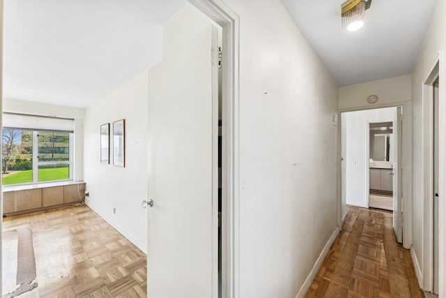 166-25 Powells Cove Blvd Unit 1A, Whitestone, NY 11357 - hallway featuring baseboards