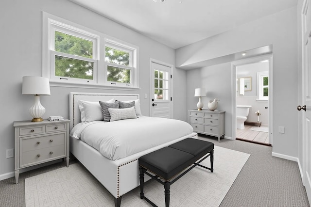 285 Grand St, Croton-On-Hudson, NY 10520 - bedroom with light carpet and ensuite bathroom