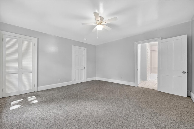 285 Grand St, Croton-On-Hudson, NY 10520 - unfurnished bedroom featuring carpet and ceiling fan