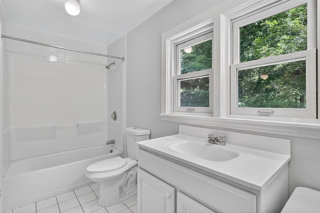 285 Grand St, Croton-On-Hudson, NY 10520 - full bath featuring vanity,  shower combination, and tile patterned flooring