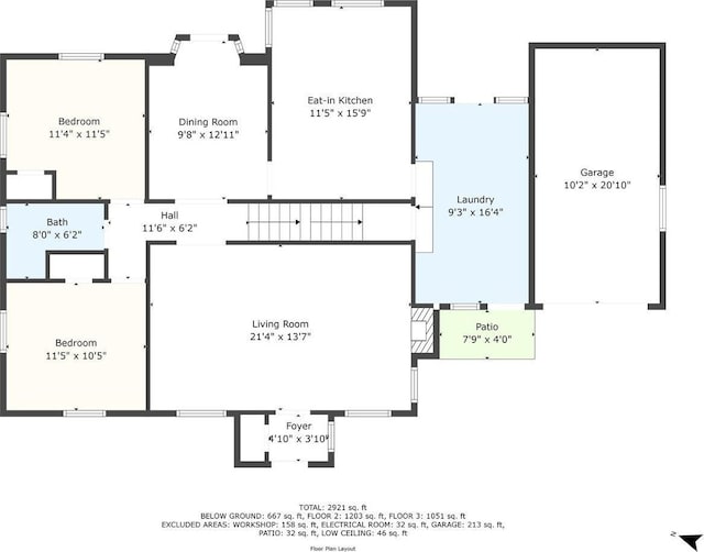 view of layout