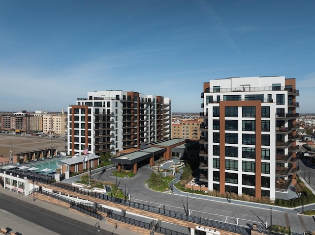 view of property with a city view