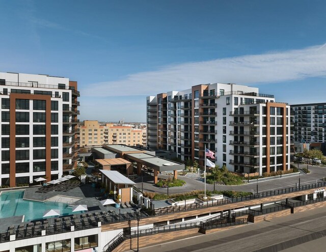 view of property with a view of city