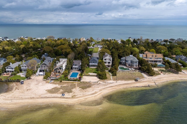 145 Asharoken Ave, Northport, NY 11768 - drone / aerial view with a water view