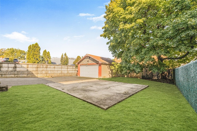 3476 Bruner Ave, Bronx, NY 10469 - view of yard with a fenced backyard and an outbuilding