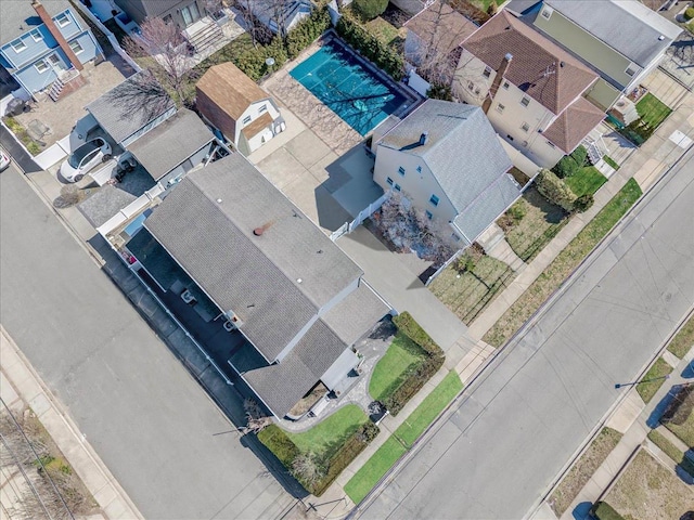 356 Franklin Ave, Hewlett, NY 11557 - bird's eye view with a residential view