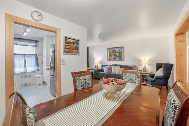 2750 Olinville Ave Unit 1K, Bronx, NY 10467 - tiled dining space with radiator