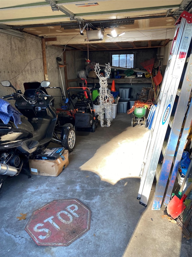 433 Browns Rd, Nesconset, NY 11767 - garage with a garage door opener