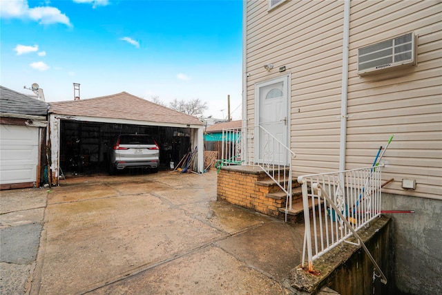view of side of property