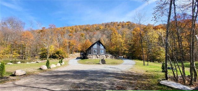 1211 Gulf Rd, Livingston Manor, NY 12724 - view of home's community featuring a view of trees and a yard