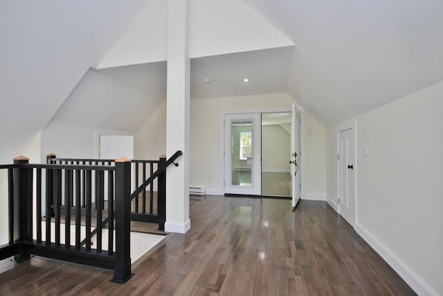 1211 Gulf Rd, Livingston Manor, NY 12724 - bonus room with vaulted ceiling, wood finished floors, and baseboard heating