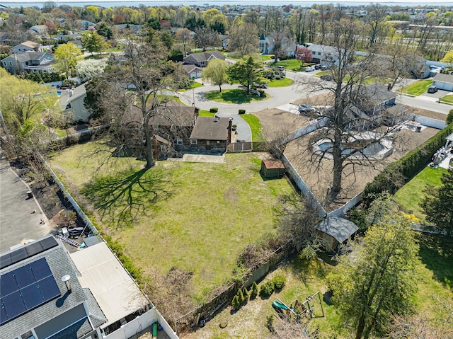 drone / aerial view featuring a residential view