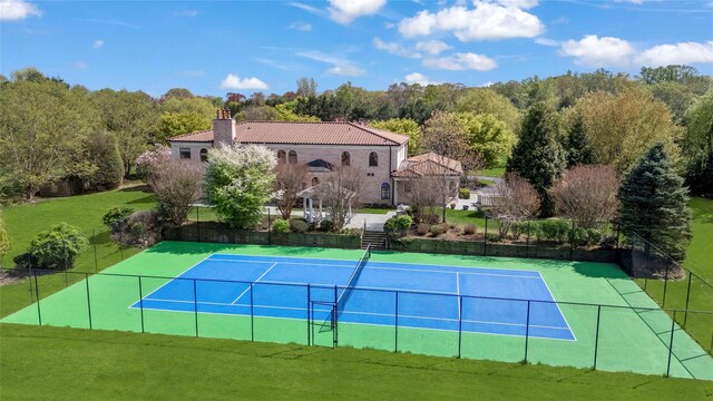 8 Tatem Way, Old Westbury, NY 11568 - view of tennis court